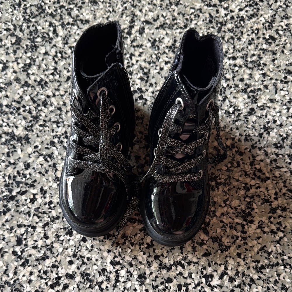 Jumping Beans Black Kids Boots